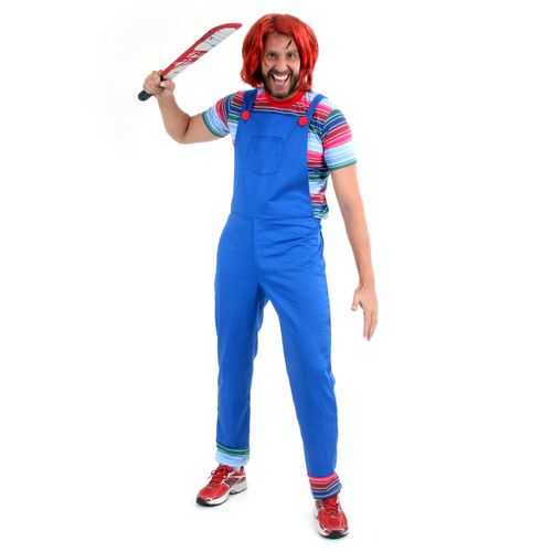 Fantasia Chucky Boneco Assassino Masculino Adulto e Infantil - Halloween