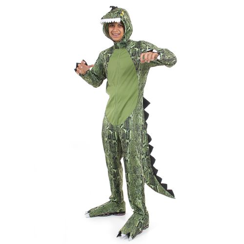 Fantasia Dinossauro Macacão Adulto e Infantil