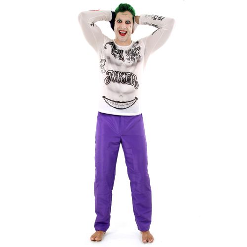 Fantasia Coringa Adulto e Infantil - Joker - Esquadrão Suicida