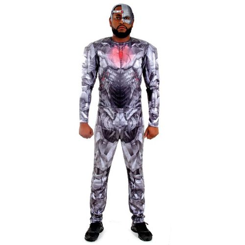 Fantasia Cyborg Adulto e Infantil - Liga da Justiça