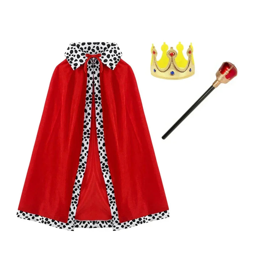 Capa de Rei Infantil e Adulto