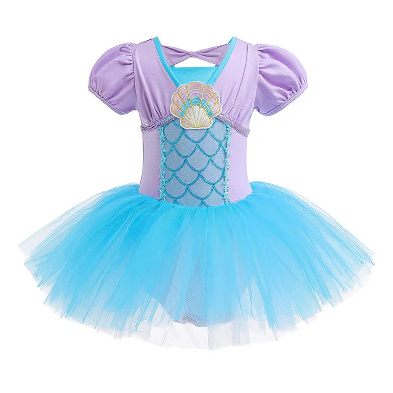 Vestido Infantil e Adulto Ariel Midi