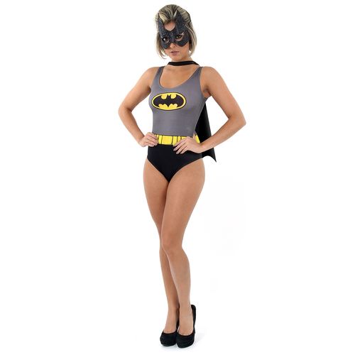 Fantasia Body Batman Feminino Adulto e Infantil