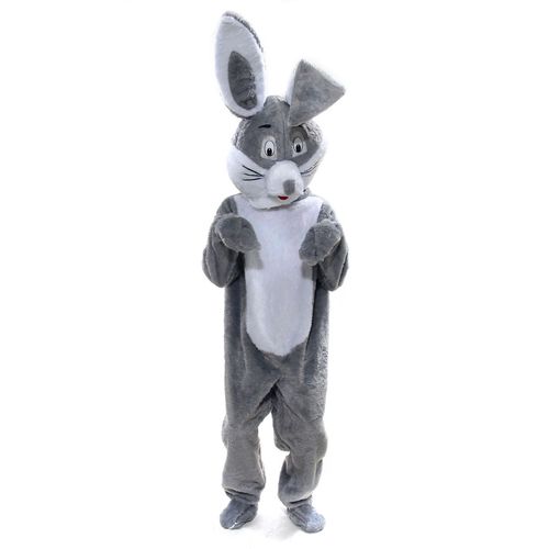 Fantasia Coelho Branco Cabeção - Páscoa