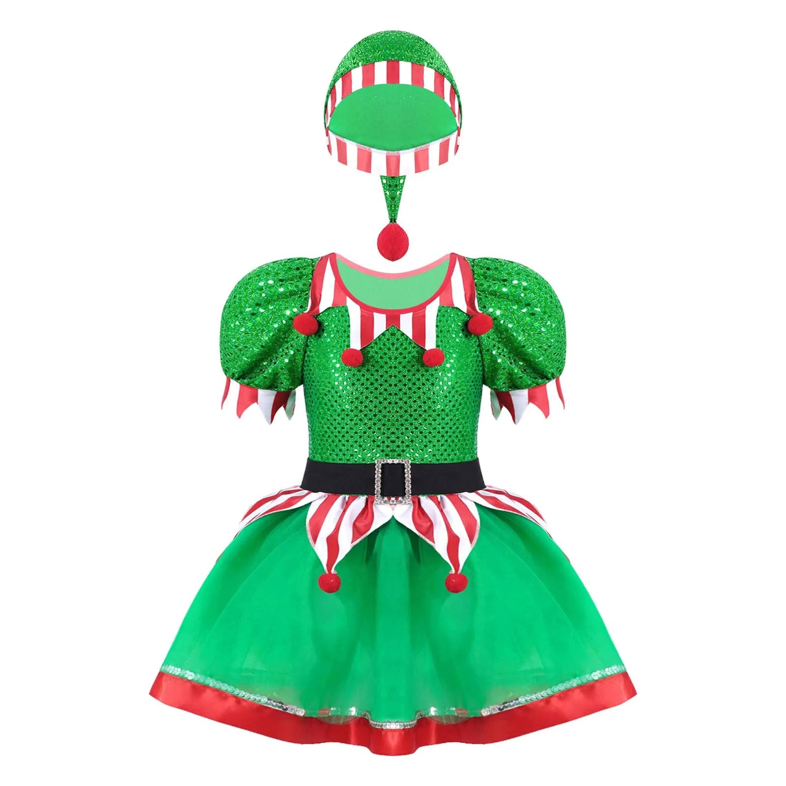 Vestido de Natal Infantil e Adulto Clássico